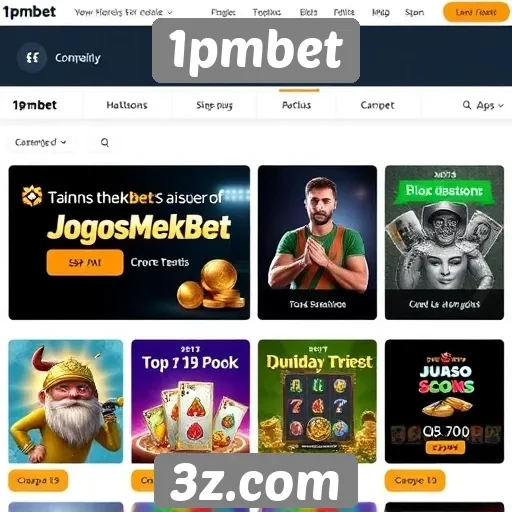 Análise das ofertas de jogos no 1pmbet